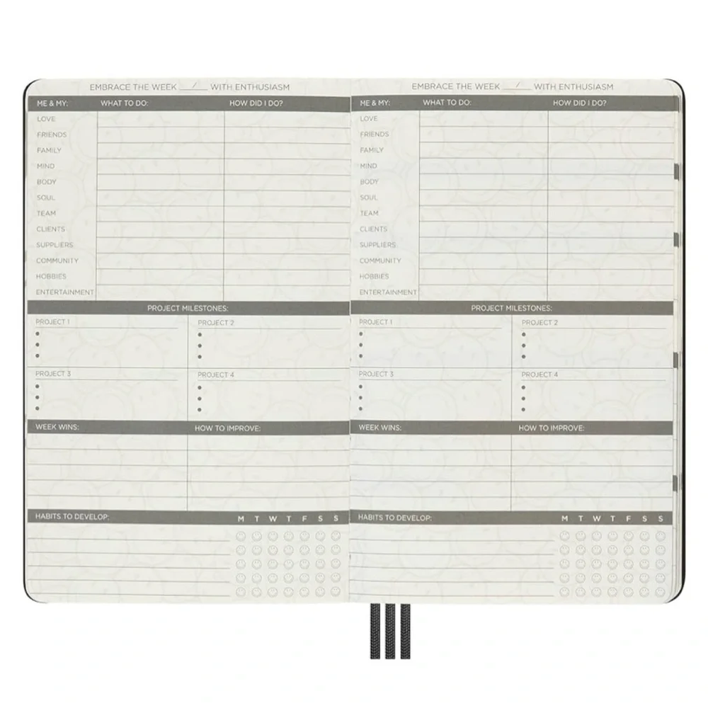 MOLESKINE Limited Edition Smiley Positivity Planner